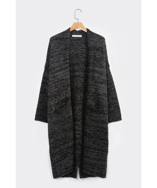 ORENDA（オレンダ）の「歐美混色針織長版開襟外套（ジャケット/アウター・レディース・灰白/灰黑・M/L）」の13枚目の写真