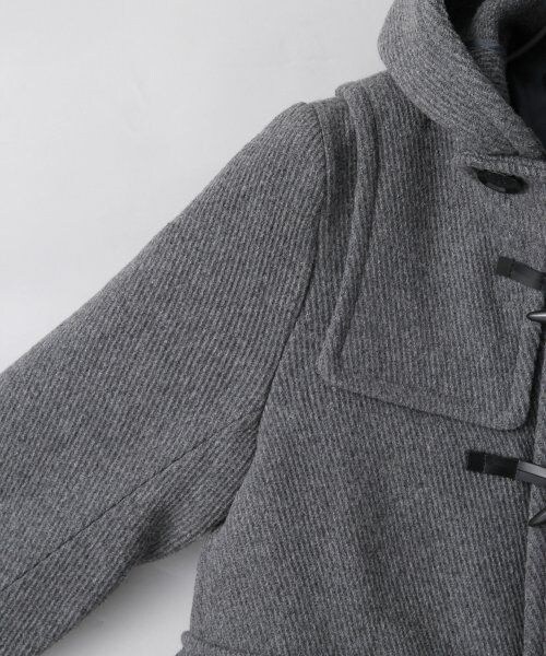 JEANASIS（ジーナシス）の「メルトンショートダッフルコート（ジャケット/アウター・レディース・ブラック/グレー/オレンジ・FREE）」の6枚目の写真