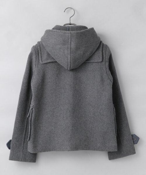 JEANASIS（ジーナシス）の「メルトンショートダッフルコート（ジャケット/アウター・レディース・ブラック/グレー/オレンジ・FREE）」の4枚目の写真