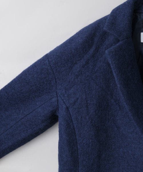 JEANASIS（ジーナシス）の「スライバーコクーンコート（ジャケット/アウター・レディース・グレー/チャコールグレー/ブルー系その他・FREE）」の6枚目の写真