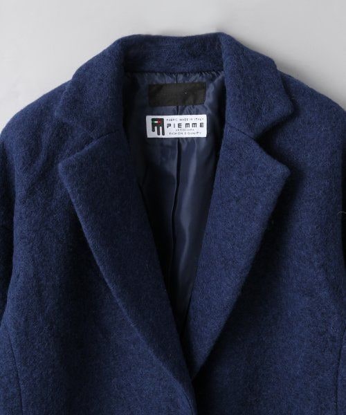 JEANASIS（ジーナシス）の「スライバーコクーンコート（ジャケット/アウター・レディース・グレー/チャコールグレー/ブルー系その他・FREE）」の5枚目の写真