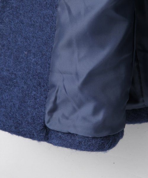 JEANASIS（ジーナシス）の「スライバーコクーンコート（ジャケット/アウター・レディース・グレー/チャコールグレー/ブルー系その他・FREE）」の11枚目の写真