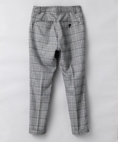 JEANASIS（ジーナシス）の「グレンチェックトラウザー（パンツ・レディース・グレー/ブラウン・S/M）」の3枚目の写真
