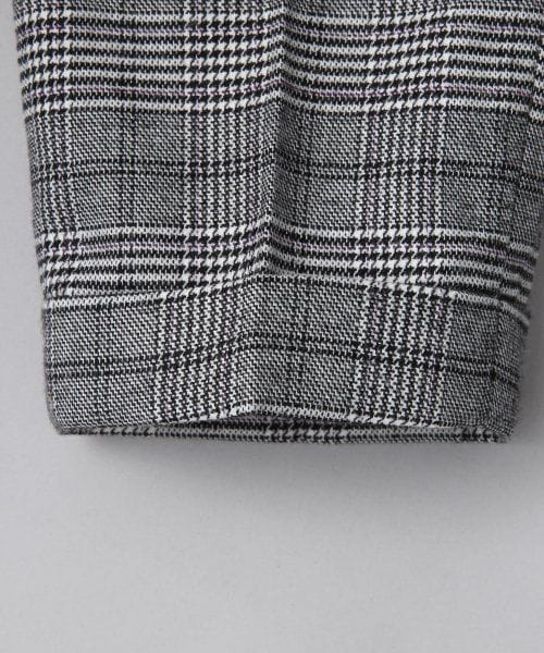 JEANASIS（ジーナシス）の「グレンチェックトラウザー（パンツ・レディース・グレー/ブラウン・S/M）」の6枚目の写真