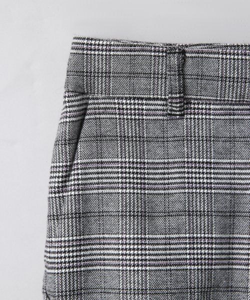 JEANASIS（ジーナシス）の「グレンチェックトラウザー（パンツ・レディース・グレー/ブラウン・S/M）」の5枚目の写真