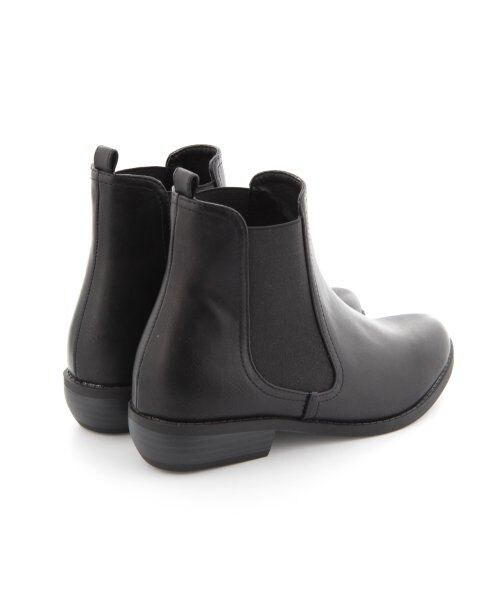 JEANASIS(ジーナシス)の「サイドゴアフラットブーツ(シューズ・レディース・ブラック/ブラウン・M/L)」の5枚目の写真