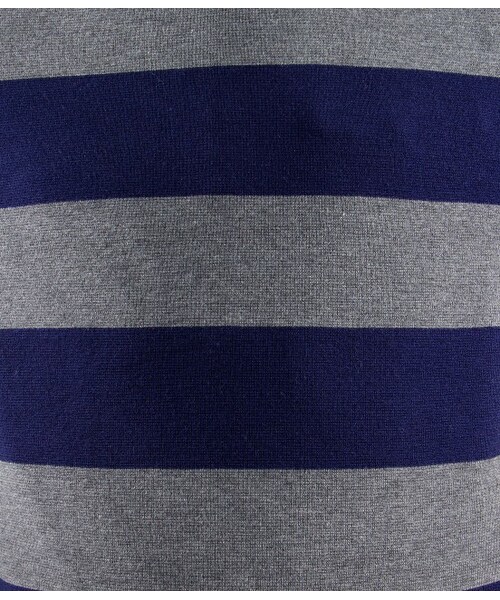 JUNRED（ジュンレッド）の「ミラノリブボーダーニット（ニット・メンズ・グレー/ホワイト・1/2）」の10枚目の写真