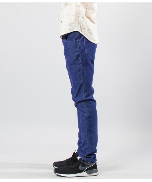 JUNRED（ジュンレッド）の「コールスリムパンツ（パンツ・メンズ・ホワイト/ネイビー/ブルー・0/1/2）」の5枚目の写真