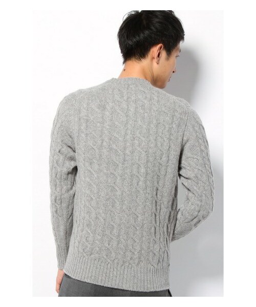 EDIFICE（エディフィス）の「William Lockie ケーブルクルーネック