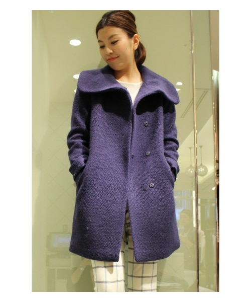 Noble（ノーブル）の「スライバーニット コート（その他コート