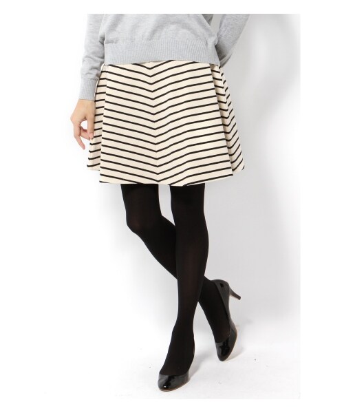 JOURNAL STANDARD relume（ジャーナルスタンダード　レリューム）の「ハードアッシュクウラケフレアースカート（ミニスカート・レディース・ブラック/ブラック A/ナチュラル・S/M）」の11枚目の写真