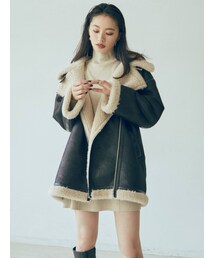 MURUA（ムルーア）の「ルーズフェイクムートン（ブルゾン）」