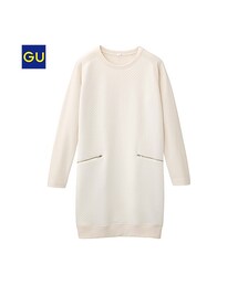 GU | （GU）キルティングワンピース（長袖）(ワンピース/ドレス)
