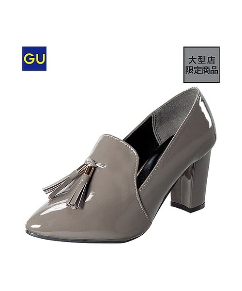 GU(ジーユー)の「(GU)WOMENタッセルパンプス(WOMEN ⁄ シューズ・レディース・GRAY/BLACK/WINE/DARK BROWN・L/M/S)」の1枚目の写真