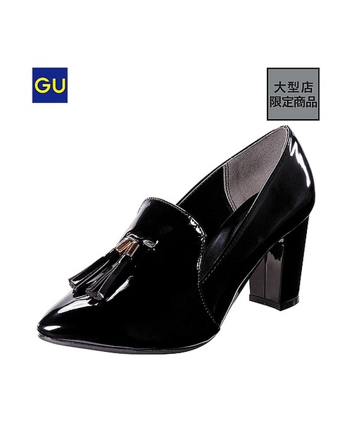 GU(ジーユー)の「(GU)WOMENタッセルパンプス(WOMEN ⁄ シューズ・レディース・GRAY/BLACK/WINE/DARK BROWN・L/M/S)」の2枚目の写真
