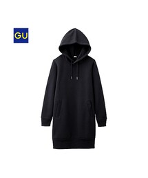 GU | （GU）スウェットフーディワンピース（長袖）(ワンピース/ドレス)