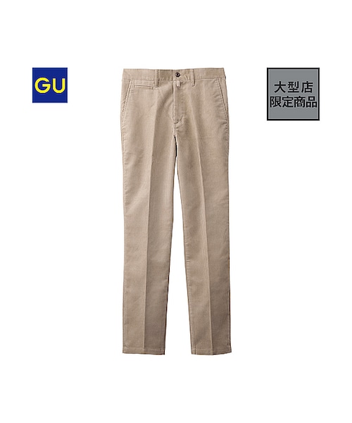 GU（ジーユー）の「（GU）コーデュロイテーパードジーンズ（MEN ⁄ ジーンズ・メンズ・BLACK/BEIGE/DARK BROWN/NAVY・L/XL/M/S）」の3枚目の写真