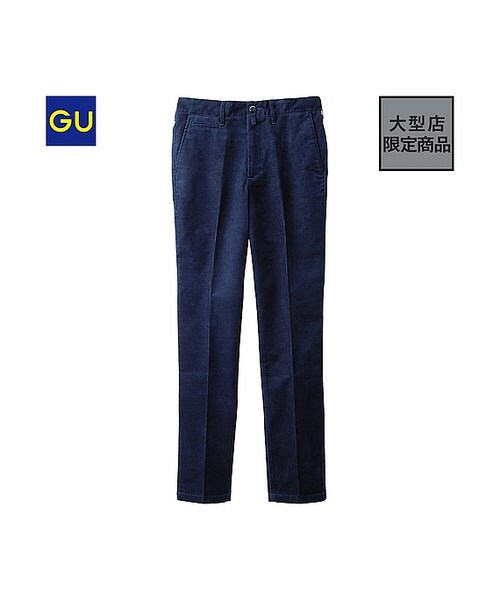 GU（ジーユー）の「（GU）コーデュロイテーパードジーンズ（MEN ⁄ ジーンズ・メンズ・BLACK/BEIGE/DARK BROWN/NAVY・L/XL/M/S）」の4枚目の写真