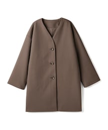 GRL（グレイル）の「Vネックモッサニットミドルコート（その他アウター・レディース）」