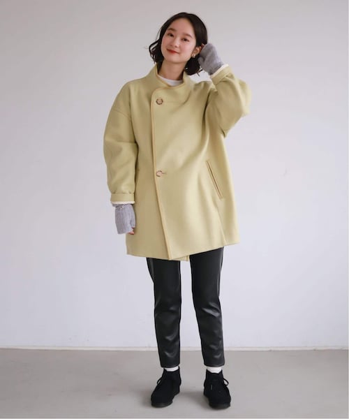 SLOBE citron. スローブイエナ ステンカラーコクーンコート SLOBE citron. スローブイエナ ステンカラーコクーンコート