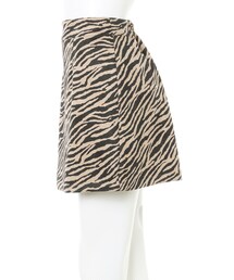 INGNI（イング）の「アニマル柄スエード台形／スカート（スカート）」