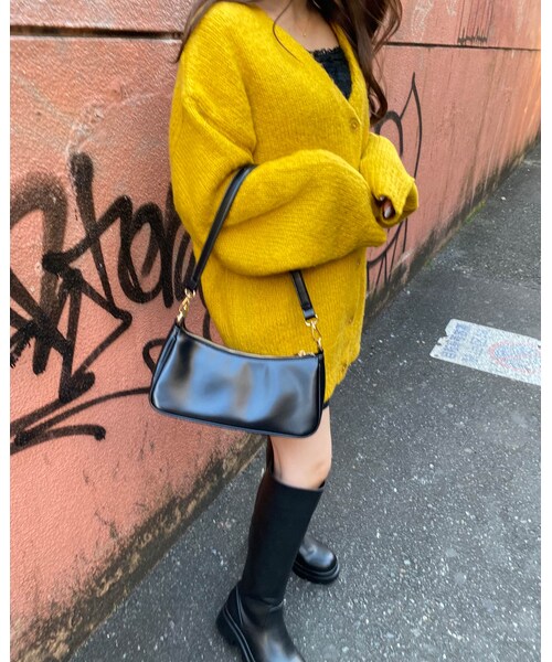 INGNI(イング)の「フェイクレザーキュロット/パンツ(パンツ・レディース・アイボリー/クロ/ブラウン・F)」の14枚目の写真