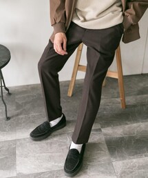 URBAN RESEARCH DOORS（アーバンリサーチドアーズ）の「ウールフラノ テーパードトラウザー（その他・メンズ）」