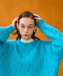 PUBLIC TOKYO（パブリックトウキョウ）の「ヘリンボーンカラーモヘア