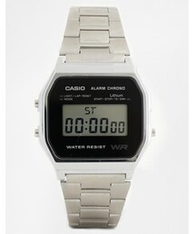 CASIO | Casio Silver Stainless Steel Strap Watch A158WEA-1EF - Silver(アナログ腕時計)