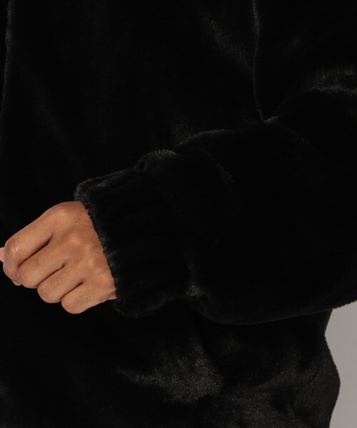 LUSOR（ルーソル）の「LUSOR（ルーソル）エコファーブルゾン（ジャケット/アウター・メンズ・BLACK/BEIGE・M/L）」の7枚目の写真