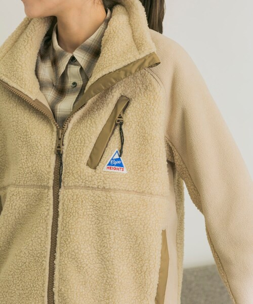 Cape HEIGHTS(ケープハイツ)の「Cape HEIGHTS BREAKHEART FLEECEJacket(その他・レディース・TAN/BLACK・XS)」の9枚目の写真