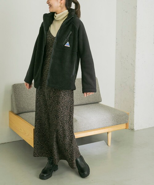 Cape HEIGHTS(ケープハイツ)の「Cape HEIGHTS BREAKHEART FLEECEJacket(その他・レディース・TAN/BLACK・XS)」の8枚目の写真