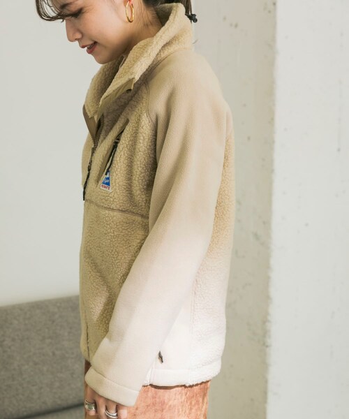 Cape HEIGHTS(ケープハイツ)の「Cape HEIGHTS BREAKHEART FLEECEJacket(その他・レディース・TAN/BLACK・XS)」の15枚目の写真