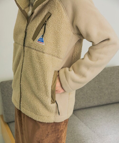 Cape HEIGHTS(ケープハイツ)の「Cape HEIGHTS BREAKHEART FLEECEJacket(その他・レディース・TAN/BLACK・XS)」の10枚目の写真