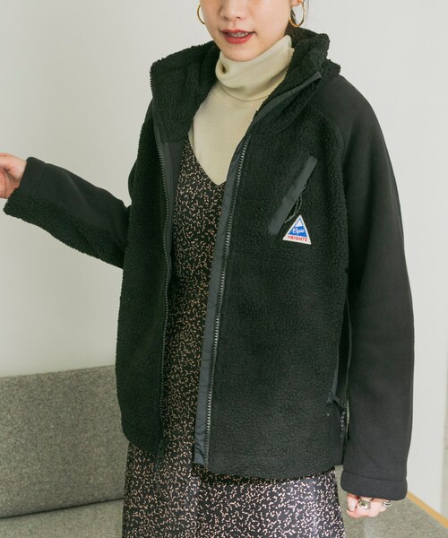 Cape HEIGHTS(ケープハイツ)の「Cape HEIGHTS BREAKHEART FLEECEJacket(その他・レディース・TAN/BLACK・XS)」の5枚目の写真
