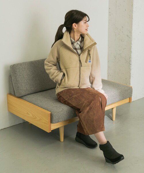 Cape HEIGHTS(ケープハイツ)の「Cape HEIGHTS BREAKHEART FLEECEJacket(その他・レディース・TAN/BLACK・XS)」の16枚目の写真