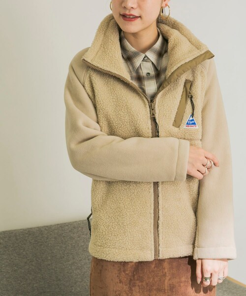Cape HEIGHTS(ケープハイツ)の「Cape HEIGHTS BREAKHEART FLEECEJacket(その他・レディース・TAN/BLACK・XS)」の13枚目の写真