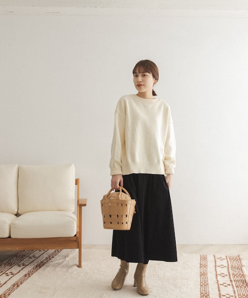 FORK&SPOON（フォークアンドスプーン）の「【一部WEB限定カラー】FORK&SPOON 2WAYクルーカーディガン（その他・レディース・OFF/GREEN/BROWN/NAVY×OFF・one）」の20枚目の写真