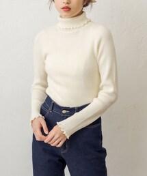 OLIVE des OLIVE | たくさん着まわしリブタートルニット(ニット/セーター)