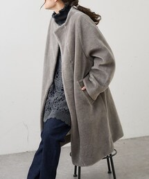 PUAL CE CIN | 【ウール100％】ファインボアコート(その他アウター)