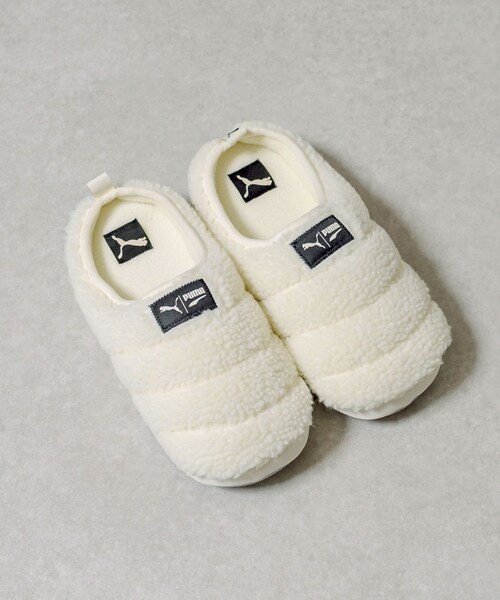 RASVOA(ラスボア)の「【PUMA/プーマ】Scuff Sherpa(その他シューズ・レディース・オフホワイト/ブラック・S/L/M)」の1枚目の写真
