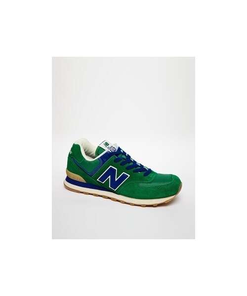 NEW BALANCE(ニューバランス)の「New Balance 574 Sneakers - Green(スニーカー・メンズ・Green・10.5/7.5/5.5/6.5/11.5/8.5/9.5)」の1枚目の写真