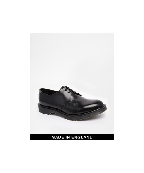 Dr. Martens(ドクターマーチン)の「Dr Martens Made in England Dr Martens Made In England 1461 Shoes - Black(その他パンツ・メンズ・Black・US 9/US 13)」の1枚目の写真