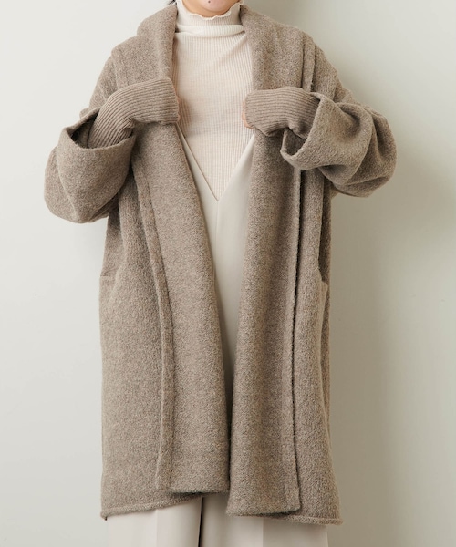 Whim Gazette カーディガン フォックス ロングカーディガン 秋冬