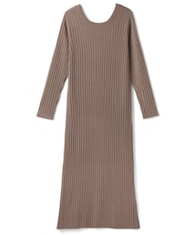 GRL | 前後2Wayストレートリブニットワンピース(ワンピース)