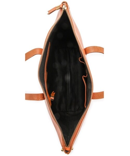 madewell（メイドウェル）の「Madewell Zipper Transport Bag（トートバッグ・レディース・Burnished Caramel/True Black・One Size）」の8枚目の写真