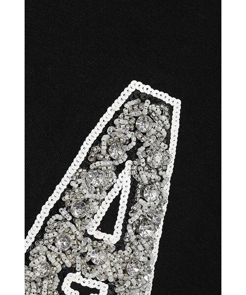 ASHISH(アシシュ)の「Ashish Paris embellished cotton-blend jersey sweatshirt(スウェット・レディース・Black・x small/small)」の3枚目の写真