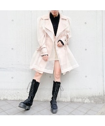 lilLilly | オーガンジーレイヤードコート(ジャケット/アウター)