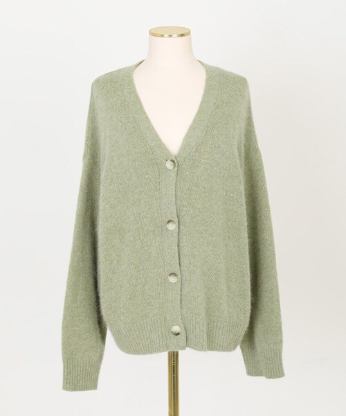 imvely（-）の「[IMVELY] ふわふわリアルフォックスカーディガン（カーディガン/ボレロ・レディース・베이지・FREE0(ミニブリー/XS~M), FREE1(一般ブリー/XS~M)）」の4枚目の写真