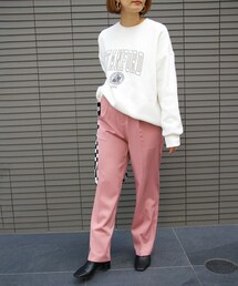 Sheson | セミワイドカラースラックスパンツ(スラックス)